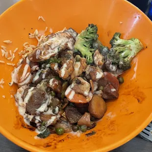 Food was delicious, and the Yum-Yum sauce was Devine! We will definitely eat here again!