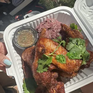 Fried Chicken Wing Plate