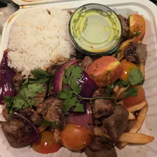 Lomo Saltado Steak