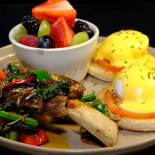 Egg Benedict Ka-Pow Short Rib