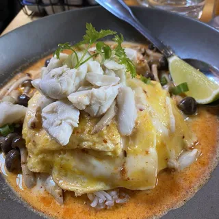 Crabby TomYum Omelet