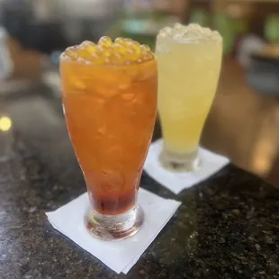 Raspberry Lemonade &amp; Lychee Punch  w/popping Pearls