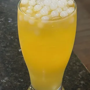 Sunshine Me Drink  w/popping Pearls