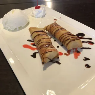 Fried Banana with Ice Cream