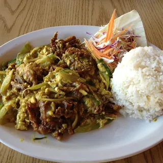 H3. Pad Yellow Curry Soft Shell Crab