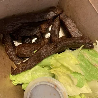 Nuer Dad Diew(Thai Beef jerky)sticky rice