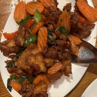 54. Spicy Crispy Chicken Basil