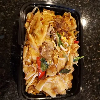 62. Pad Kee Mao with Beef