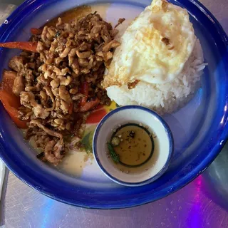 54. Spicy Crispy Chicken Basil