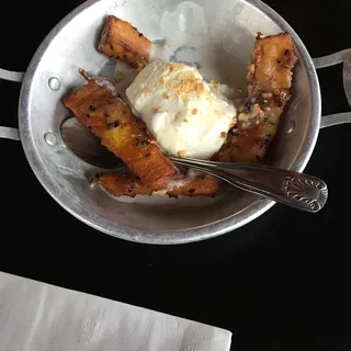 Fried Banana with Ice Cream