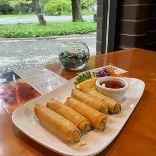 Deep fried spring rolls