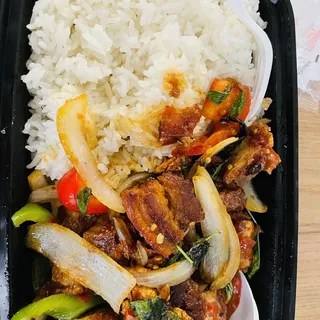 Pad Chicharrons Gra-Pao