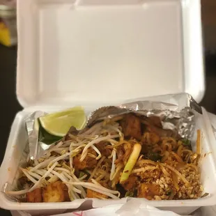 Tofu pad Thai