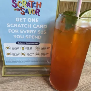 Lime Thai ice tea