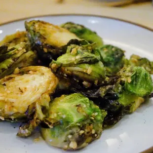 Garlic brussels sprouts