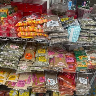 a variety of products