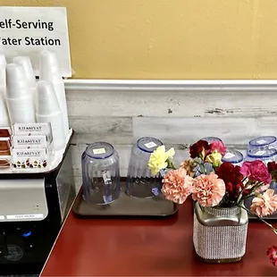 Khasiyat Indian Cuisine, Water Cooler Self-Service