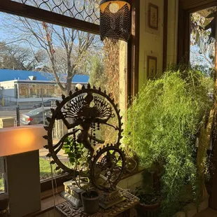 A beautiful garden inside!!