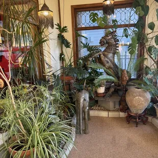 A beautiful garden inside!!