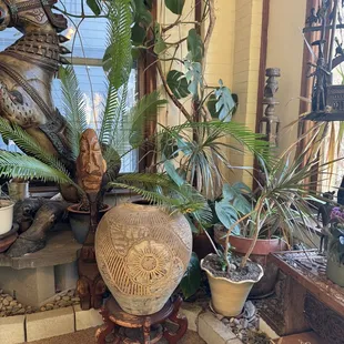 A beautiful garden inside!!