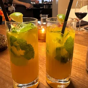 drink, sushi and sashimi