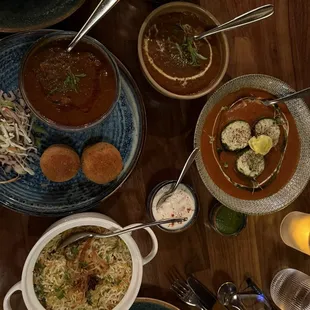 Sham savera kofta  Chicken biryani