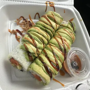 Special dragon roll