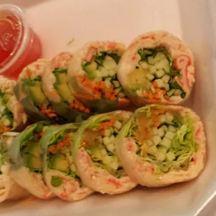 Crab spring roll. Wonderful!