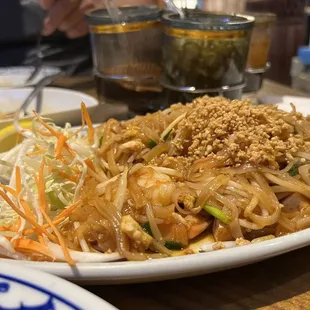 Pad Thai with shrimp
