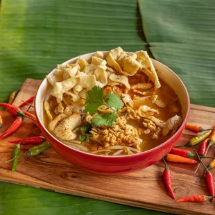 Spicy Khon Thai Noodle Soup