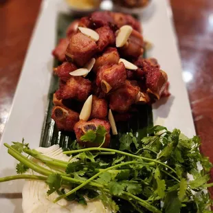 a plate of food