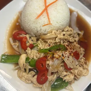 Basil stir fried
