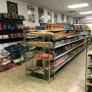 a variety of food items