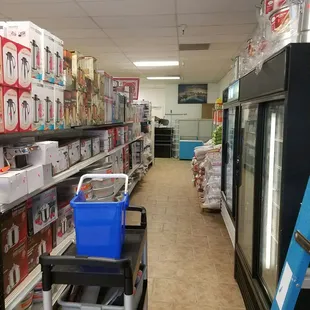 a view of a grocery store