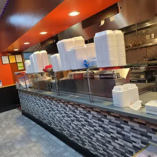 sushi and sashimi, interior