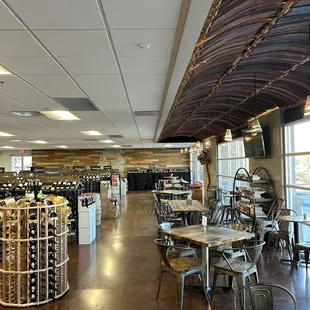 Wine tasting area