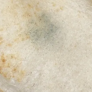 a close up of a tortilla