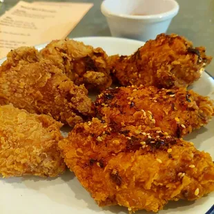 Fried Wings ( chili crunch only on half)