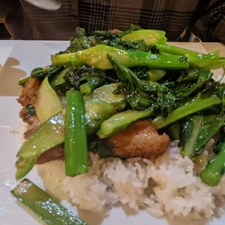 Ka Na Moo Krob Chinese Broccoli with Crispy Pork (A la Carte)