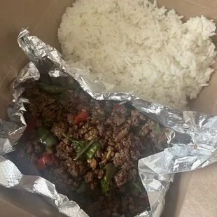 Krapow minced beef