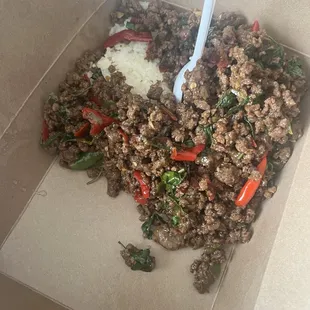 Krapow minced beef