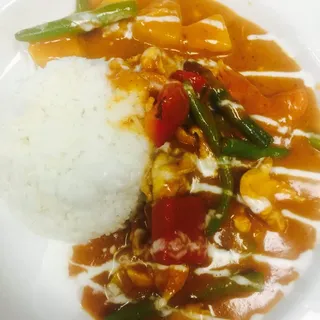 Red Curry with Mango