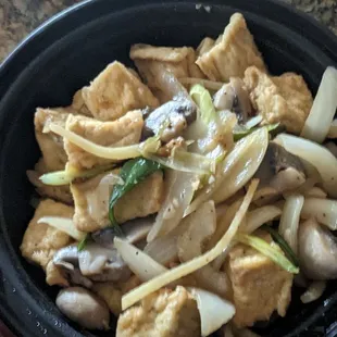 Pad Khing with Tofu