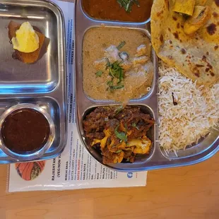 Rajasthani non veg thali