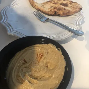 Hummus and pita are amazing and fresh