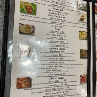 Menu # 1
