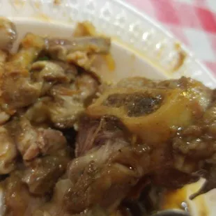 This is the piece of lamb....large piece, 95% fat and bone