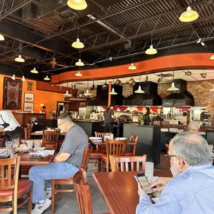 Restaurant and buffet area