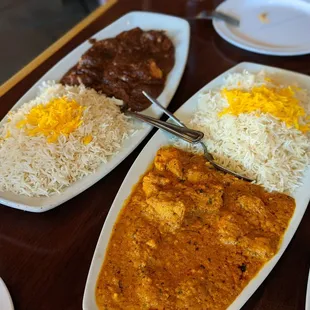 PERSIAN FESENJAN STEW
 &amp; AFGHAN CHICKEN CURRY