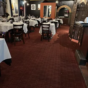 Inside the restaurant